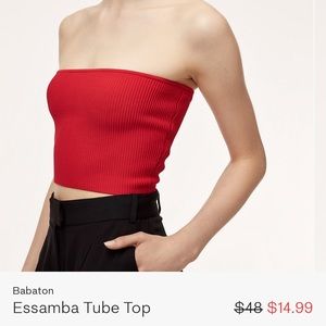 NWOT! Babaton Essamba Tube Top